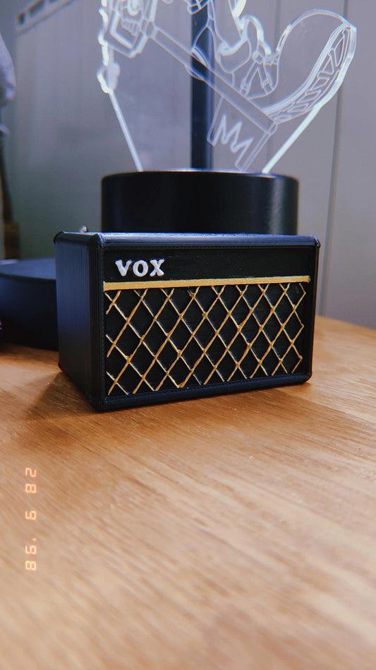 Mini amplificador Porta Púas guitarra 🎸 bajo Vox