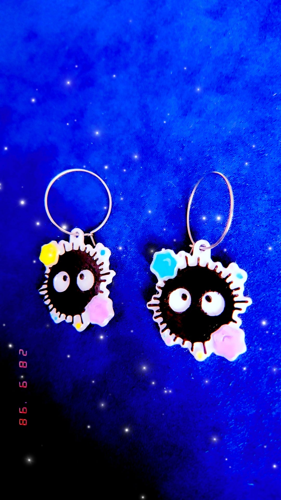 Pendientes Susuwatari Studio Ghibli Totoro Anime Cosplay Kawaii El viaje de Chihiro